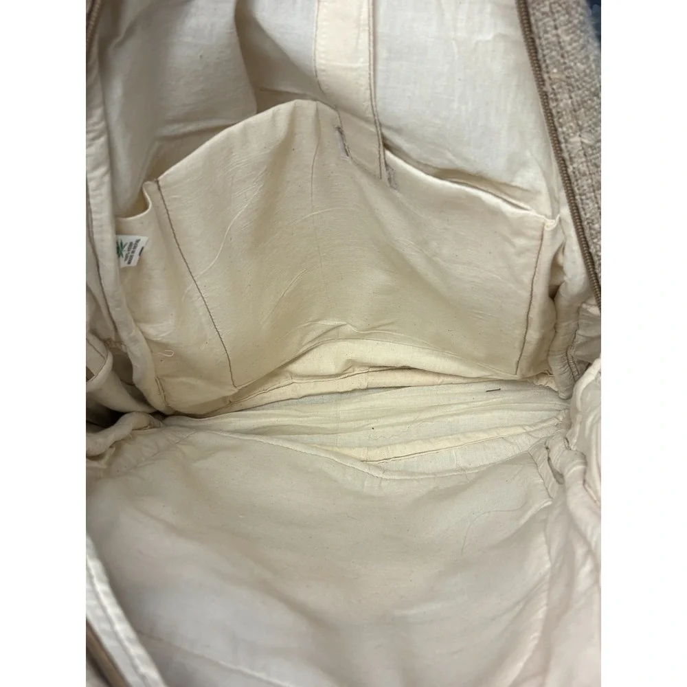 HEMP Backpack Eco-Friendly ReThink‎ Himalayan Beige Rucksack Casual NWOT Hippie